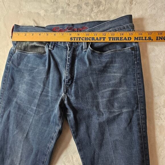 Levi’s Redloop Vintage Denim Jeans Retro Leather Pocket Men’s 31” Waist - Picture 2 of 15